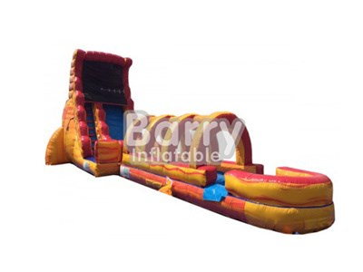 OEM ODM Customized Fire Wet or Dry Slide Inflatable BY-WDS-007